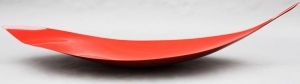 Urushi red lacquer piece